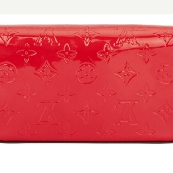 Louis Vuitton Red Felicie Pochette Bag - Picture 3 of 15